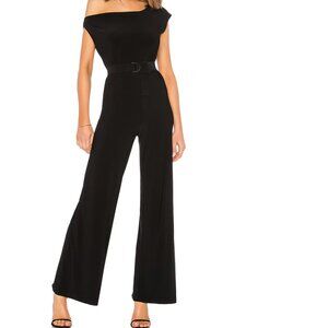 Norma Kamali Drop Shoudler Jersey Jumpsuit